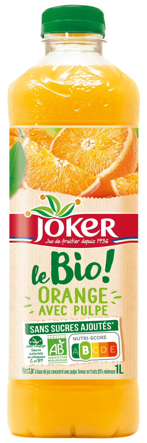 Le Bio - Orange Avec Pulpe 1L - NEW PACK