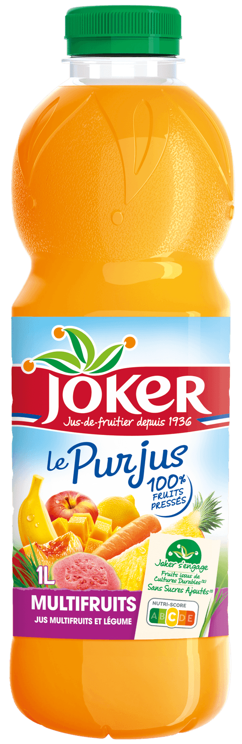 Pur Jus - Multifruits 1L - NEW PACK - JUIN 2023